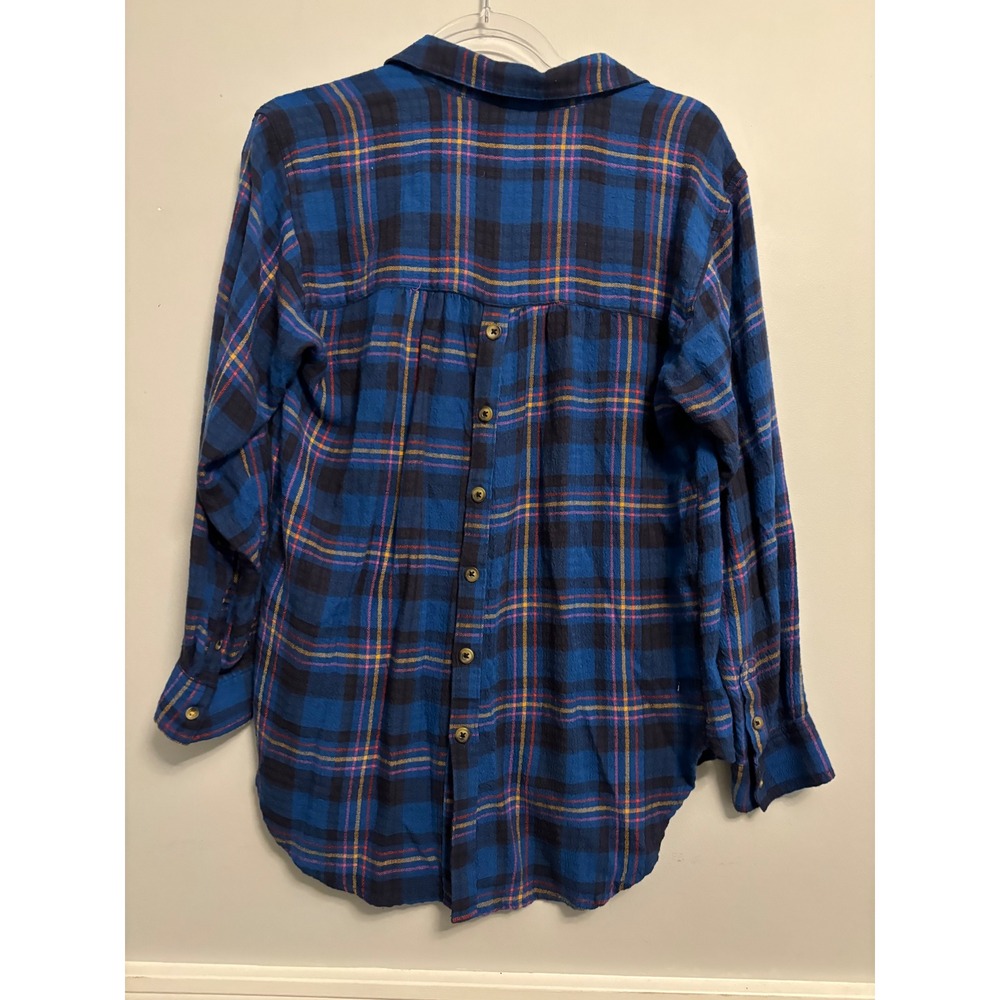 Anthropologie Isadora Plaid‎ Button-Back Tunic Size S - Picture 3 of 12